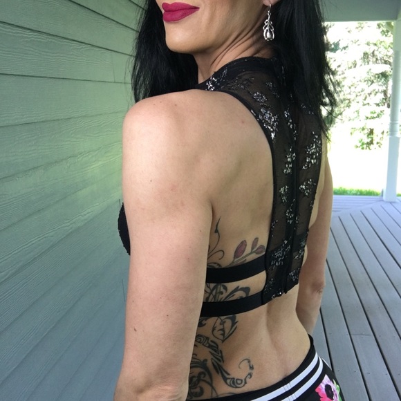 Victoria’s Secret black shimmery bralette - Picture 3 of 5